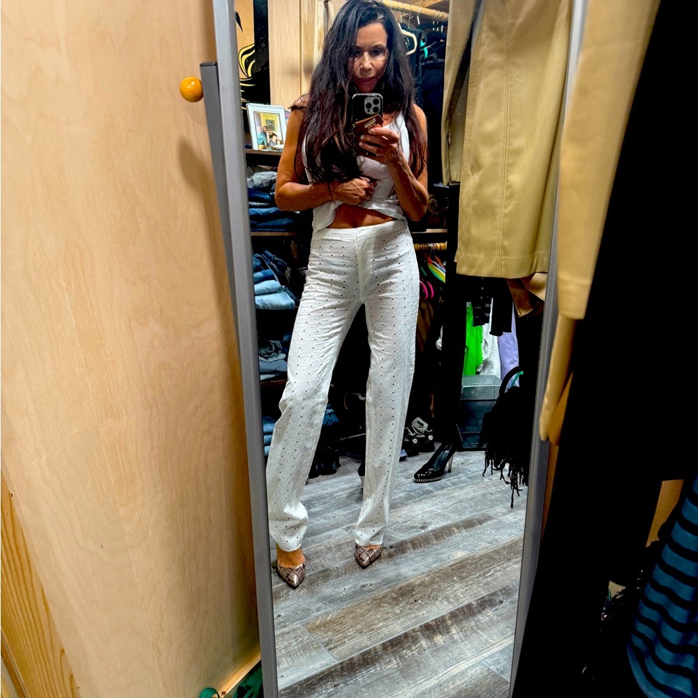 Versace (Versus) vintage see-through white pants never worn